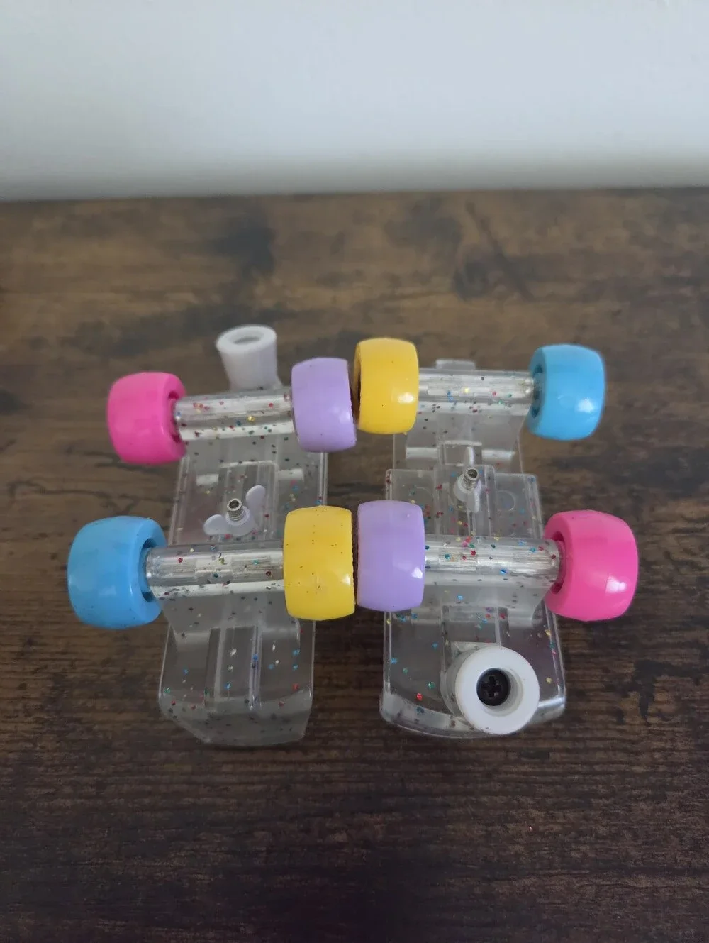 Build A Bear Rainbow Glitter Roller Skates